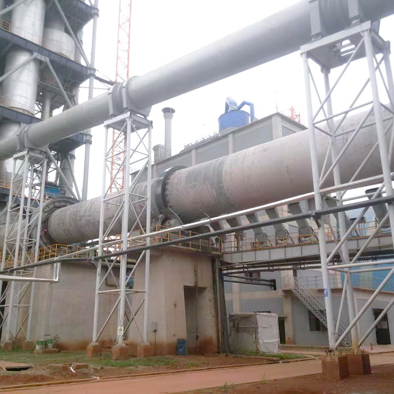 Kaolin roterande ugn